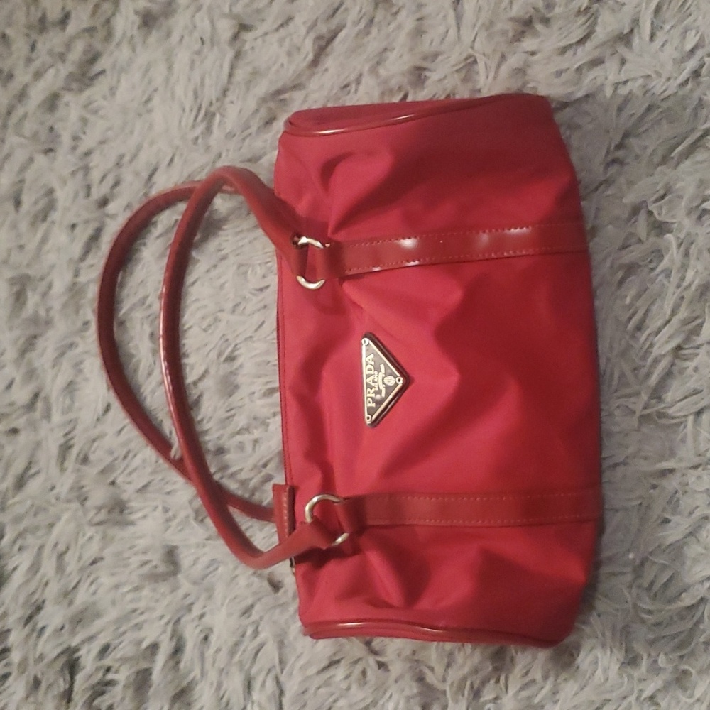 Red Prada purse